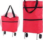Carrito de compra plegable - Rojo