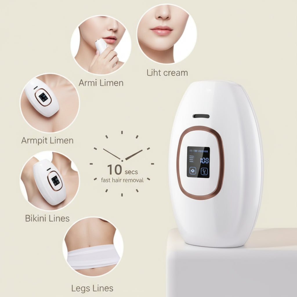 Depilación láser IPL en casa sin dolor
