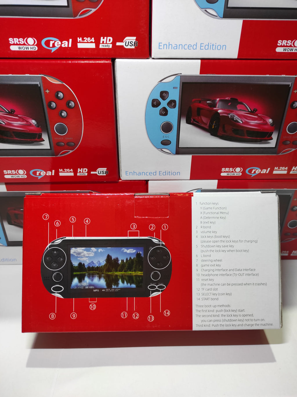 Consola de Juegos Portátil 4.3 Pulgadas - 8GB Retro Gaming