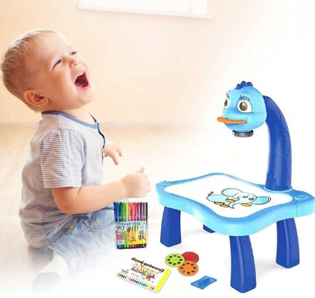 Escritorio de Aprendizaje para Niños con Proyector - Azul